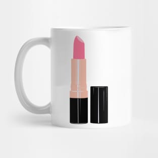 Rose Gold Pink Lipstick Mug